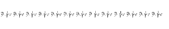 Butterfly Heartbeat Monogram FONT