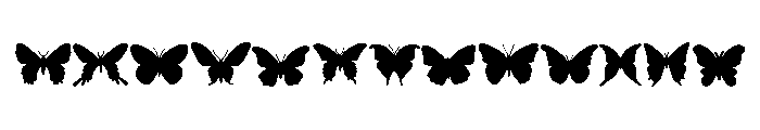 Butterfly Silhouettes FONT