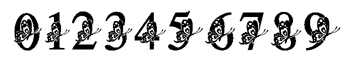 Butterfly Vintage Font OTHER CHARS