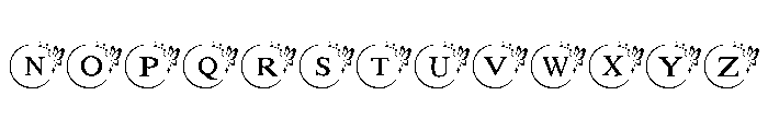 Butterfly magic Font UPPERCASE