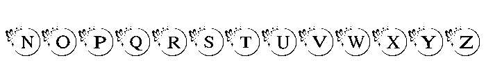 Butterfly magic Font LOWERCASE