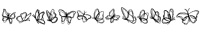 Butterfly minimal FONT