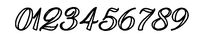 ButterflyOutline Font OTHER CHARS