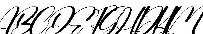 Buttery Font UPPERCASE