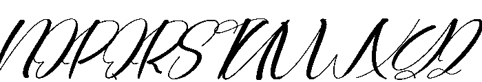 Buttery Font UPPERCASE