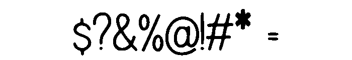 Butuji Font OTHER CHARS