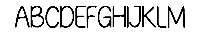 Butuji Font UPPERCASE