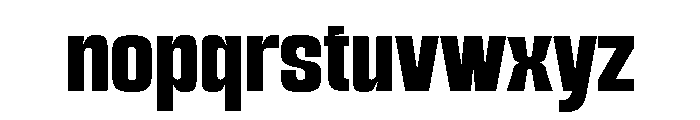 Butzer Font LOWERCASE