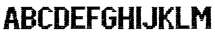 Buza Font UPPERCASE