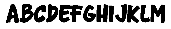 Buzzword Marker Bold Font UPPERCASE
