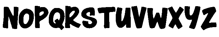 Buzzword Marker Bold Font UPPERCASE