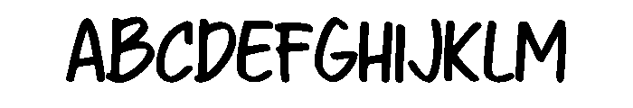 Buzzword Marker Regular Font UPPERCASE