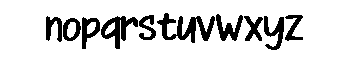 Buzzword Marker Regular Font LOWERCASE