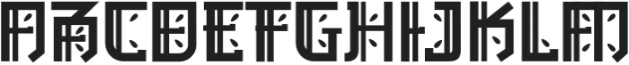 BUKAMA Regular otf (400) Font UPPERCASE