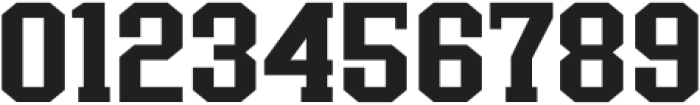 BULLSY COLLEGE Regular otf (400) Font OTHER CHARS