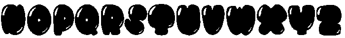 BUNNY Regular otf (400) Font LOWERCASE