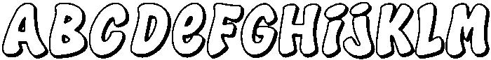BURNER Outline otf (400) Font UPPERCASE