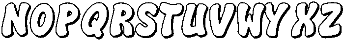 BURNER Outline otf (400) Font UPPERCASE