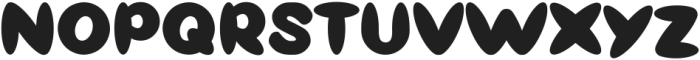 Bubble Bump Regular ttf (400) Font LOWERCASE