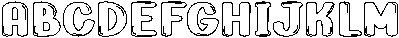 Bubble Bursh Regular otf (400) Font UPPERCASE
