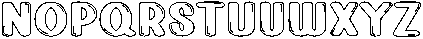 Bubble Bursh Regular otf (400) Font UPPERCASE