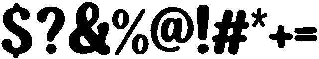 Bubble Cursive Regular otf (400) Font OTHER CHARS