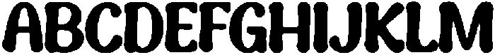 Bubble Cursive Regular otf (400) Font UPPERCASE