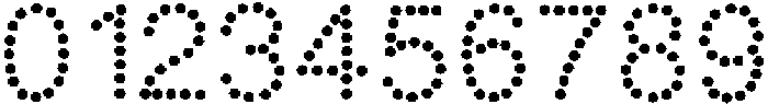Bubble Dot Medium otf (500) Font OTHER CHARS