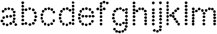 Bubble Dot Medium otf (500) FONT