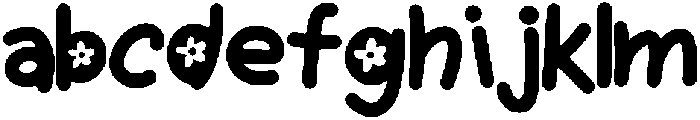 Bubble Flower Regular otf (400) FONT