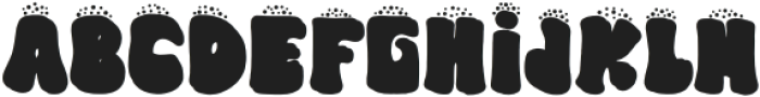 Bubble Gam 1 Regular otf (400) Font UPPERCASE