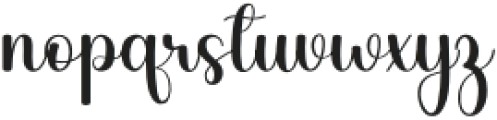 Bubble Handmade Regular otf (400) Font LOWERCASE