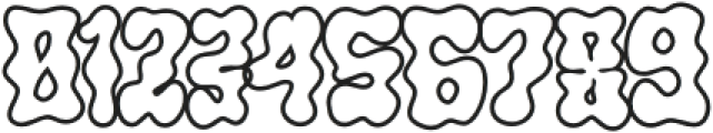 Bubble Krabby Outline otf (400) Font OTHER CHARS