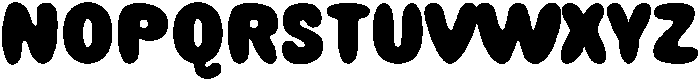 Bubble Milk Regular otf (400) Font LOWERCASE