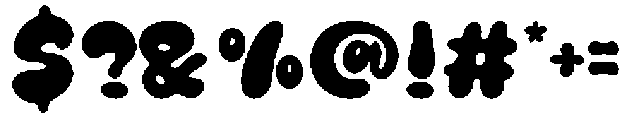 Bubble Mood Regular otf (400) Font OTHER CHARS