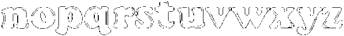 Bubble Original Regular otf (400) Font LOWERCASE