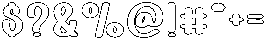 Bubble Over Regular otf (400) Font OTHER CHARS
