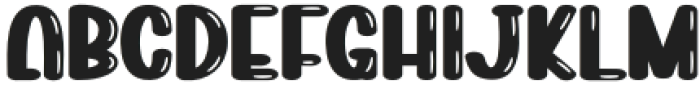 Bubble Pastel Regular otf (400) Font UPPERCASE