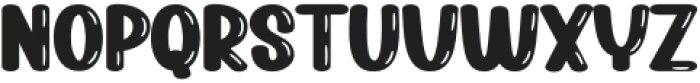 Bubble Pastel Regular otf (400) Font UPPERCASE