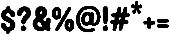 Bubble Purples Regular otf (400) Font OTHER CHARS