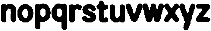 Bubble Purples Regular otf (400) Font LOWERCASE
