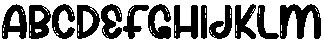 Bubble Rainbow Regular otf (400) Font UPPERCASE