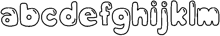 Bubble Rainbow otf (400) FONT