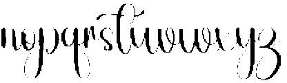 Bubble Regular otf (400) Font LOWERCASE