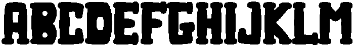 Bubble Regular otf (400) Font UPPERCASE
