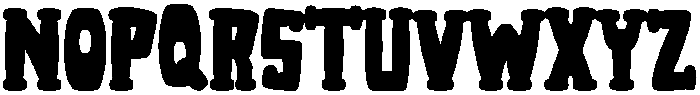 Bubble Regular otf (400) Font UPPERCASE