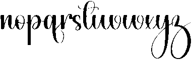 Bubble Regular otf (400) Font LOWERCASE