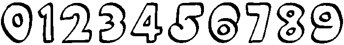 Bubble Regular otf (400) Font OTHER CHARS