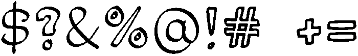 Bubble Regular otf (400) Font OTHER CHARS