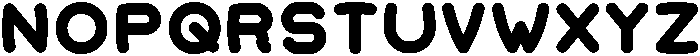Bubble Regular otf (400) Font UPPERCASE